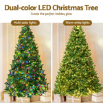 2.1m Multi-Color LED Christmas Tree - 8 Light Modes