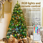 1.8m RGB Remote LED Christmas Tree - 890 Tips