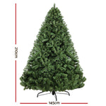 Jingle Jollys 2.1M 7FT Christmas Tree Xmas Decoration Home Decor 1250 Tips Green