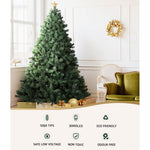 Jingle Jollys 7FT Christmas Tree with LED Lights - Warm White