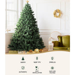 Jingle Jollys 2.4M 8FT Christmas Tree Xmas 3190 LED Lights Warm White 1436 Tips