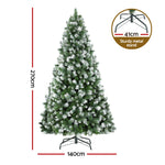 Snowy Pine Elegance 2.7M Christmas Tree with 1765 Tips