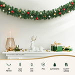 20m LED Christmas Garland - 1400 Tips Decoration