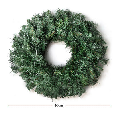 60Cm Christmas Wreath Garland Xmas Decorations Wedding Party
