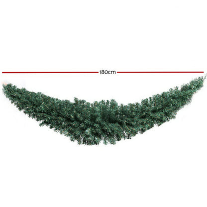 1.8M Christmas Garland Xmas Decorations Green Wedding Party