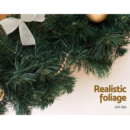 1.8M Christmas Garland Xmas Decorations Green Wedding Party
