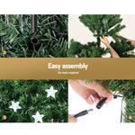 Jingle Jollys 2.1M 7FT LED Christmas Tree Xmas Optic Fiber Multi Colour Lights