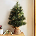 60cm Tabletop Christmas Tree - 8 Light Modes Timer