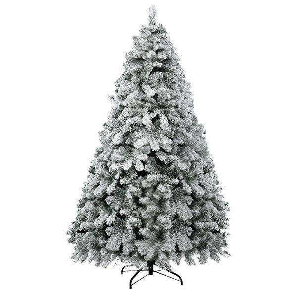  Christmas Tree 1.8m Snow Flocked Xmas Tree Decorations 468 Tips