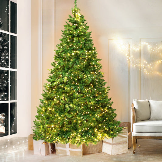 Jingle Jollys Christmas Tree 2.1M 7FT 1134 LED Light Xmas Decorations Warm White
