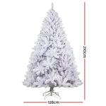 Jingle Jolly's White Christmas Tree Xmas Decorations Home Decor 2.1M 7FT