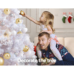 Jingle Jolly's White Christmas Tree Xmas Decorations Home Decor 2.1M 7FT