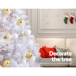 Jingle Jolly's White Christmas Tree Xmas Decorations Home Decor 2.1M 7FT