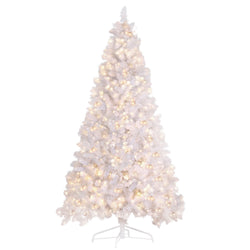 2.1m White LED Christmas Tree - 1260 Tips Decoration