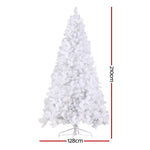 2.1m RGB Remote LED Christmas Tree - 1310 Tips