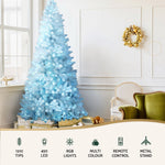 2.1m RGB Remote LED Christmas Tree - 1310 Tips