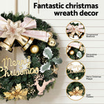 Christmas Wreath 60CM Garland Flowers Baubles Party Decorations