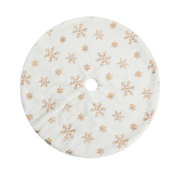 90cm Snowflake Christmas Tree Skirt
