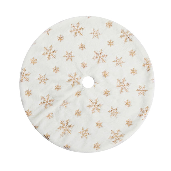  90cm Snowflake Christmas Tree Skirt