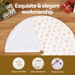 90cm Snowflake Christmas Tree Skirt