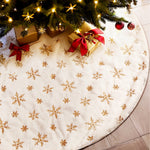 90cm Snowflake Christmas Tree Skirt