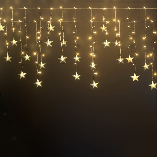 3M Christmas Icicle Lights with 80 Solar-Powered LEDs