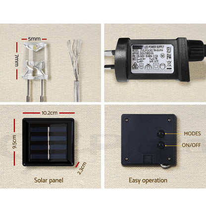 3M Christmas Icicle Lights with 80 Solar-Powered LEDs