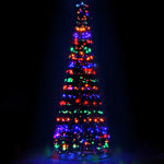 Solar Christmas Tree with 400 LEDs and 8 Light Modes