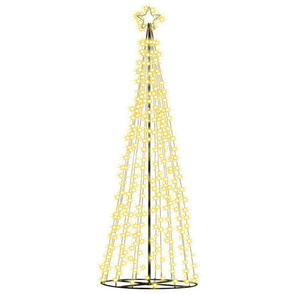 Warm Christmas Glow 3.6M Solar LED Xmas Tree with 8 Light Modes