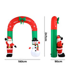 Christmas Archway Inflatable with LED Lights