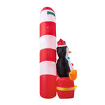 2.6M Christmas Inflatable Archway with LED Lights Holiday Outdoor Decor