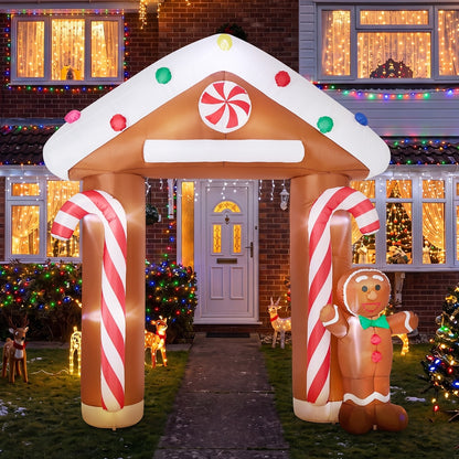 Christmas Inflatable Archway LED Lights 240x92.5x280cm