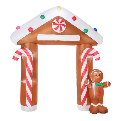 Christmas Inflatable Archway LED Lights 240x92.5x280cm