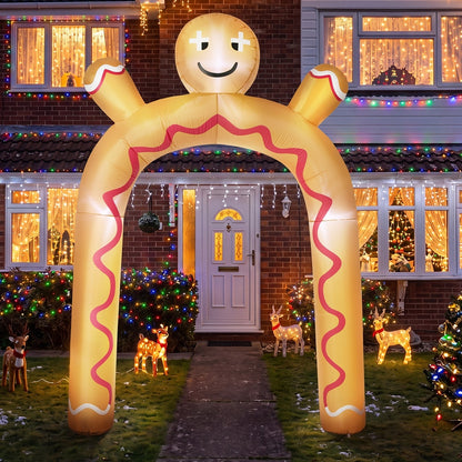 Christmas Inflatable Archway Gingerbread 182x32x300cm