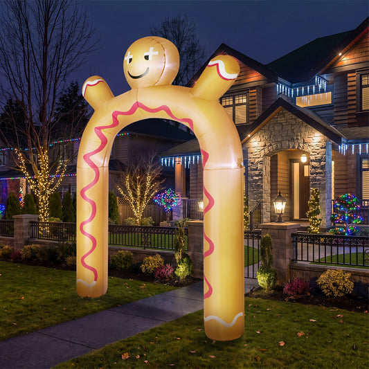 Christmas Inflatable Archway Gingerbread 182x32x300cm