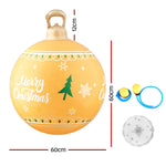 Christmas Inflatable Ball 60cm Led Illuminated Xmas Decoration