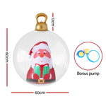 60cm Santa Christmas Inflatable Bauble