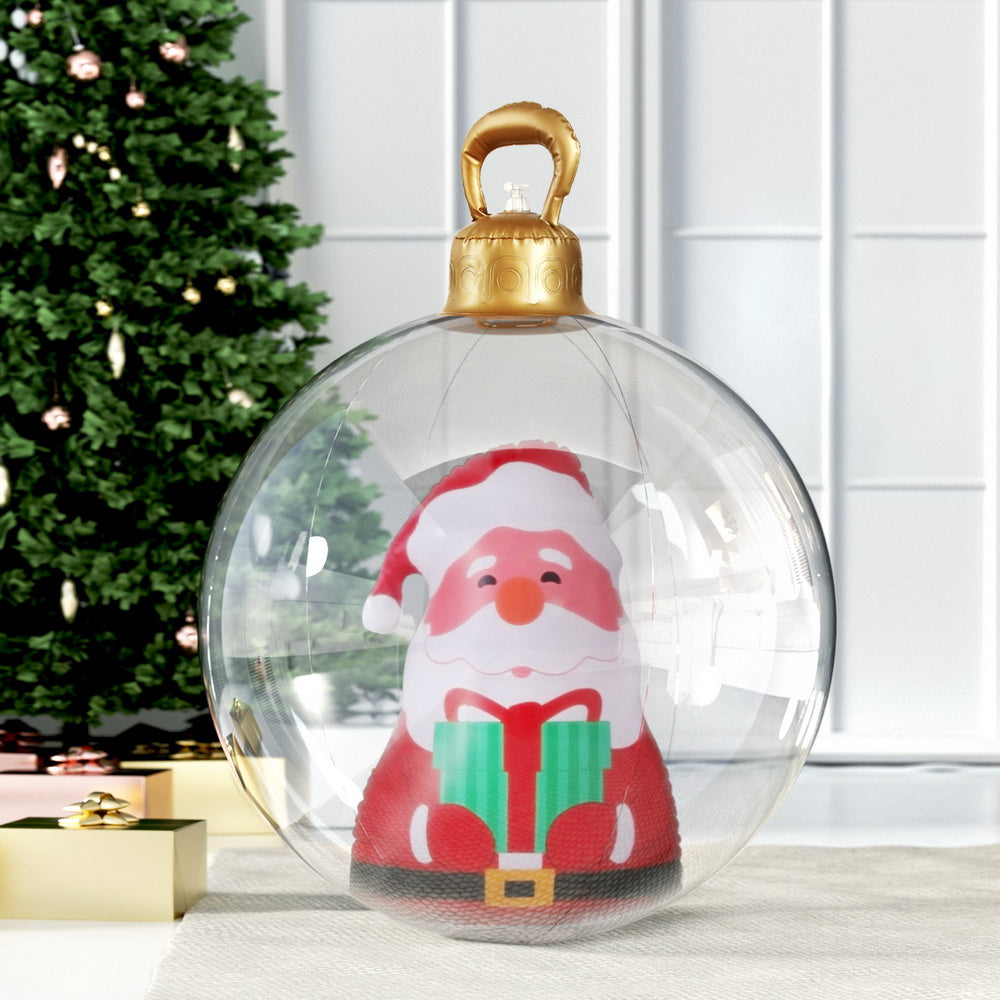 60cm Santa Christmas Inflatable Bauble