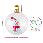 60cm Snowman Christmas Inflatable Bauble