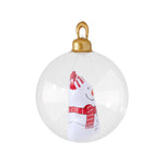 60cm Snowman Christmas Inflatable Bauble