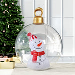 60cm Snowman Christmas Inflatable Bauble