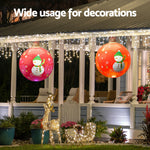 Christmas Inflatable Ball 60cm Illuminated Led Snowman Xmas Decor