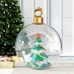 60cm Clear Christmas Tree Inflatable Bauble