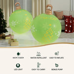 Christmas Inflatable Ball 60cm Led Illuminated Decoration