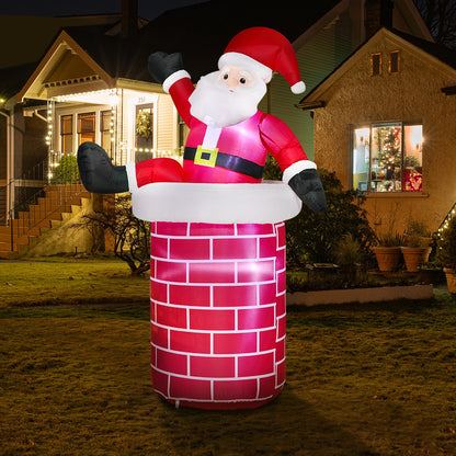 Christmas Inflatable Santa 1.8M 126x70x180cm