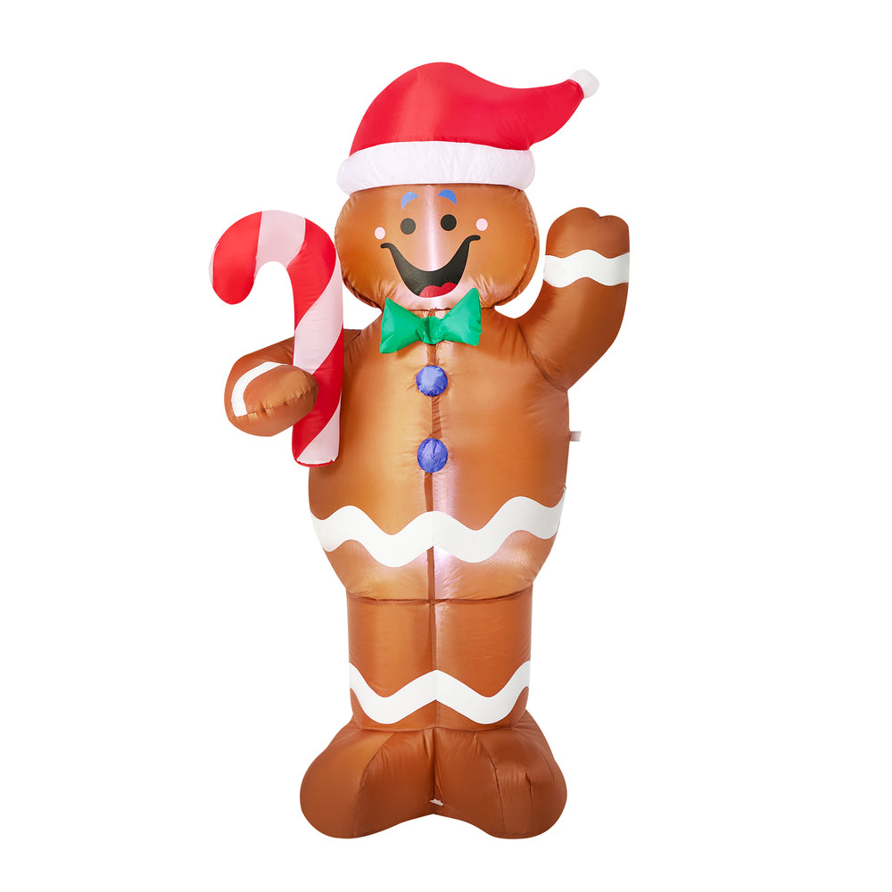Christmas Inflatable Gingerbread Man LED 78x45x150cm
