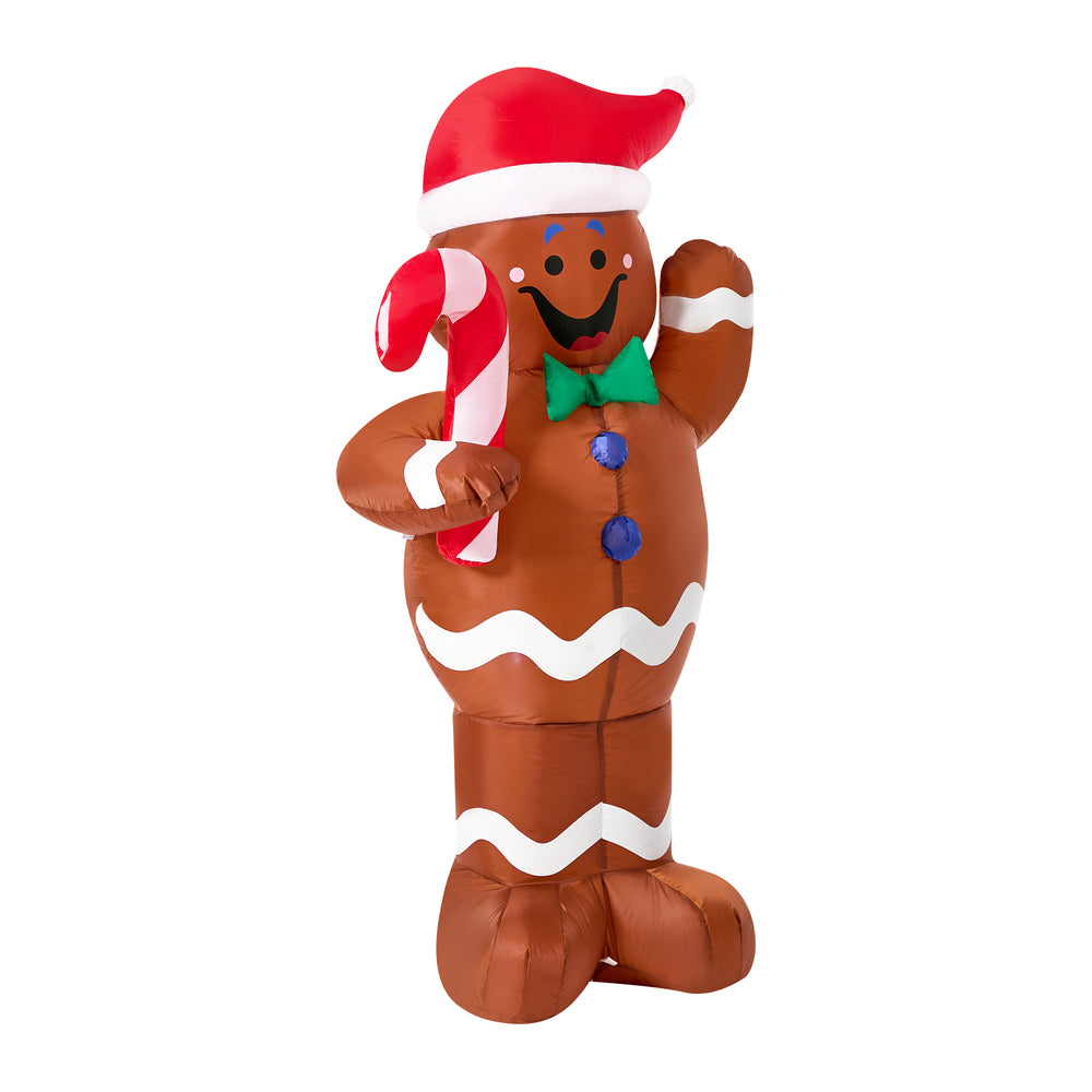 Christmas Inflatable Gingerbread Man LED 78x45x150cm
