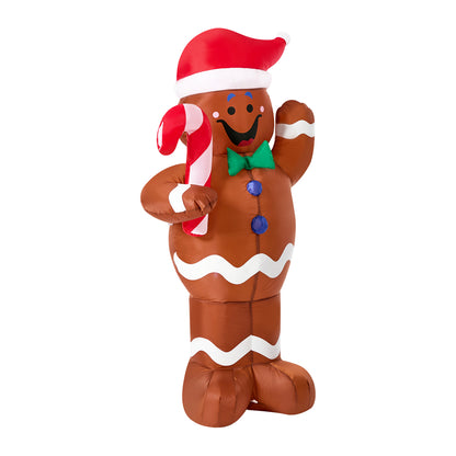 Christmas Inflatable Gingerbread Man LED 78x45x150cm