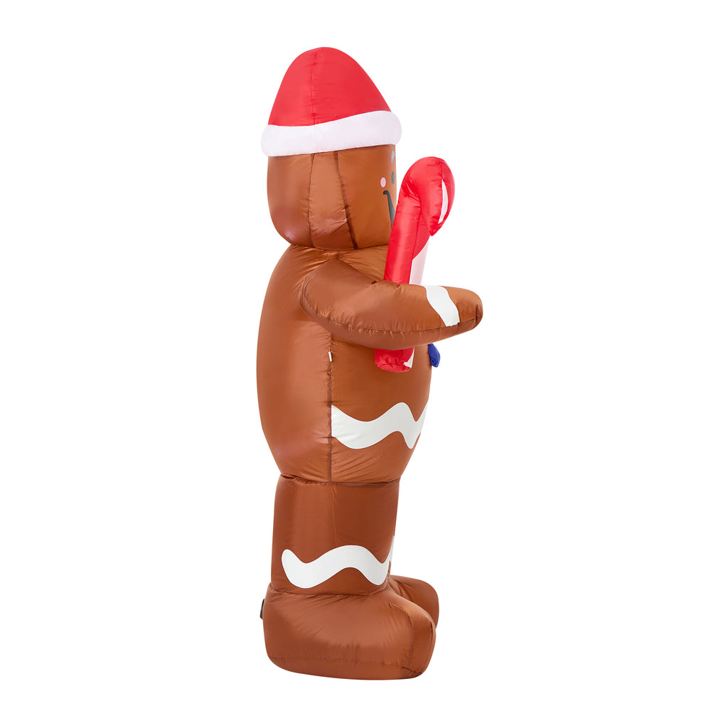 Christmas Inflatable Gingerbread Man LED 78x45x150cm