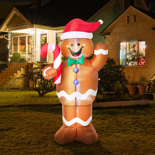 Christmas Inflatable Gingerbread Man LED 78x45x150cm